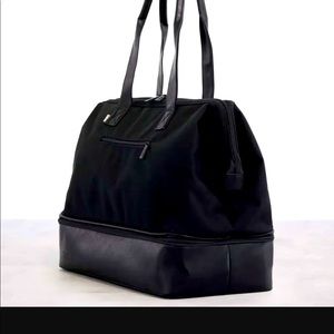 Beis Weekender Bag and Dopp Kit by Shay Mitchell - Black Matching - Lightly Used